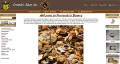 Desktop Screenshot of fernandosbakery.com